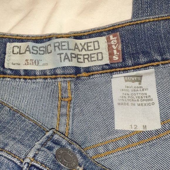 Vintage Levi's Classic Relaxed Tapered 550 12M - Picture 2 of 12